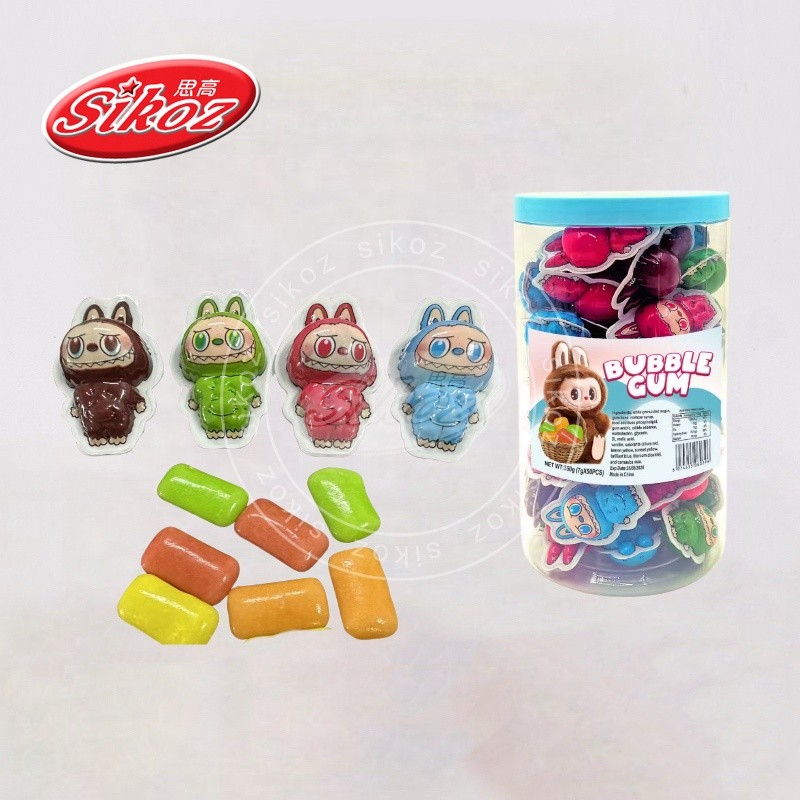 Cartoon Chewing Gum Colorful Bubble Gum