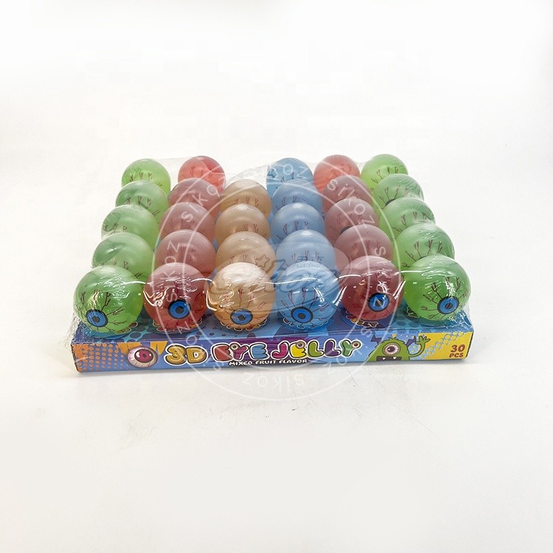3D Funny Eye Jelly Mix Fruit Flavor Colorful Jelly