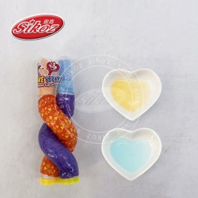 Two Color Spray Liquid Drink Around the Mouth