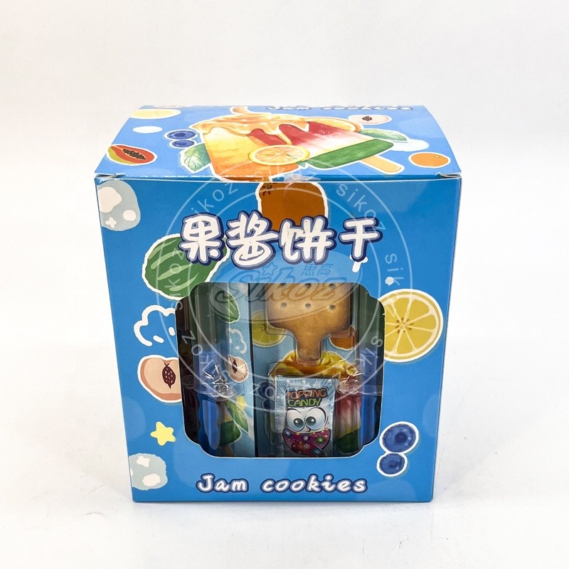 Squeeze Jam, Cookies, and Popping Candy That Children love