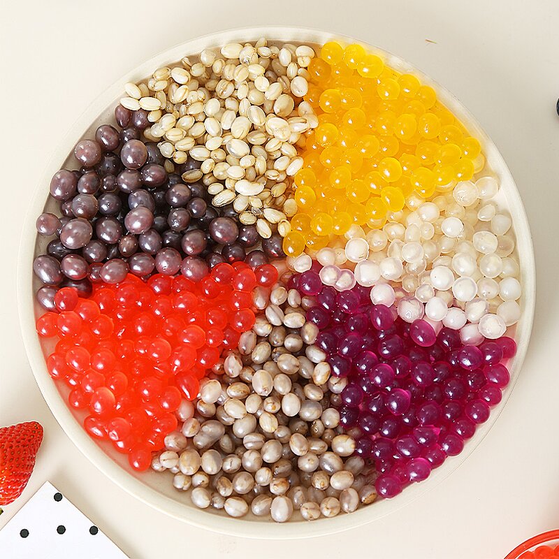 Blueberries Strawberries Bursting Pearls Manufacturer - Popping Boba Jelly Balls Bubble Tea