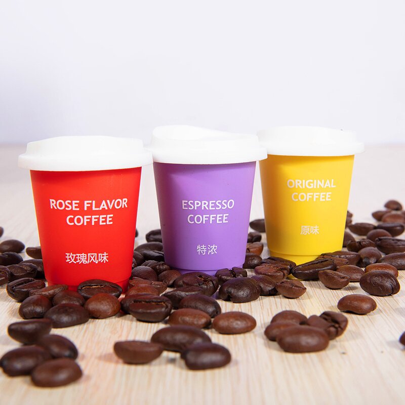 Instant Cold Dried Coffee Supplier - Black Coffee Original Espresso Rose Flavor 12pcs*2g