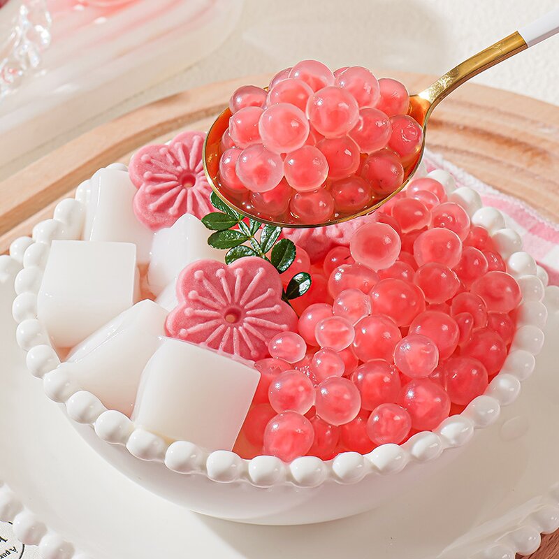 Blueberries Strawberries Bursting Pearls Manufacturer - Popping Boba Jelly Balls Bubble Tea
