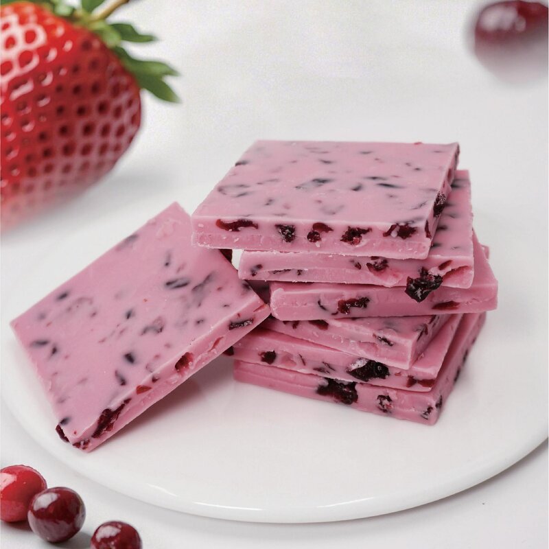 Chocolate Candy Supplier - Raisin Cranberry Filling with Chocolate Nut Filling