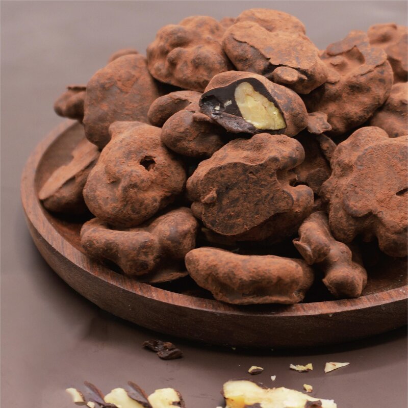 Chocolate Nuts Manufacturer - Dark Chocolate with Hazelnuts Kernels Almonds