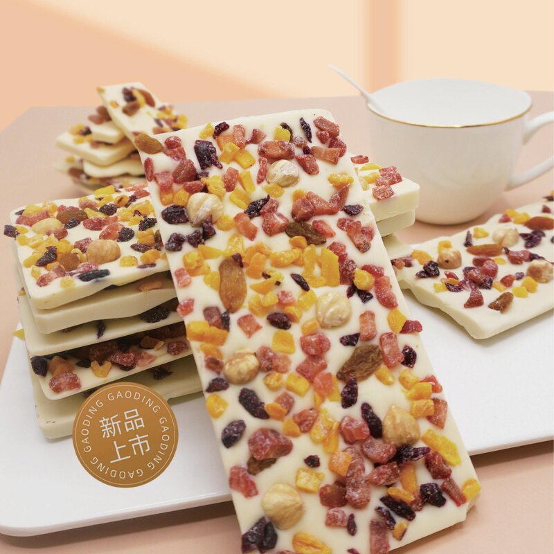 Solid Chocolate Manufacturer - Mixed with Milk Pure Cocoa Butter Nut-Filled Snacks