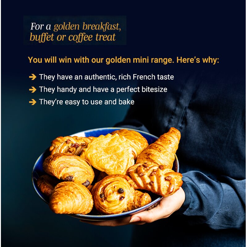 Croissant Frozen Food Manufacturer - French Small Croissant Baking Semi-finished