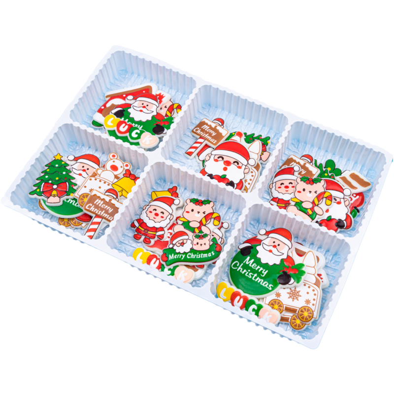 Christmas Chocolate Cake Decoration Set Manufacturer - Tree Hat Santa Claus Bell-Baking