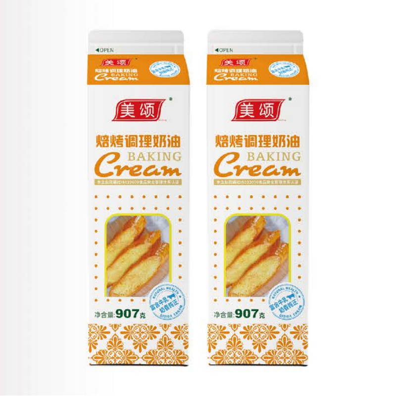 Bakery Conditioning Cream Cheese Supplier - 1kg*12 Bottles Creamy Slices Toast Cream