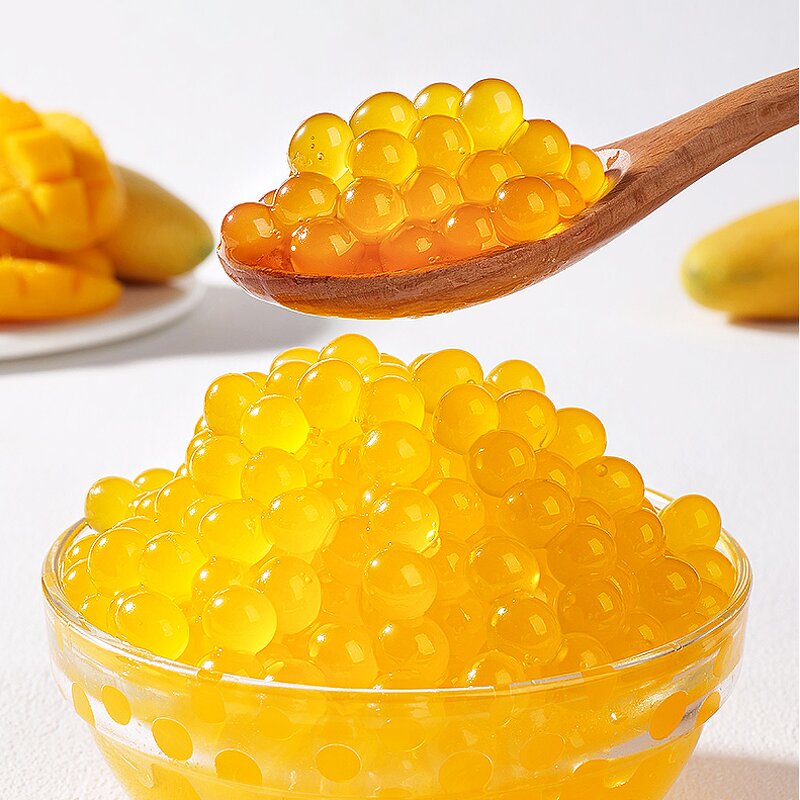 Popping Boba Pearls Supplier - Hot Sale 1.2kg Premium Multiple Fruit Flavors for Bubble Tea