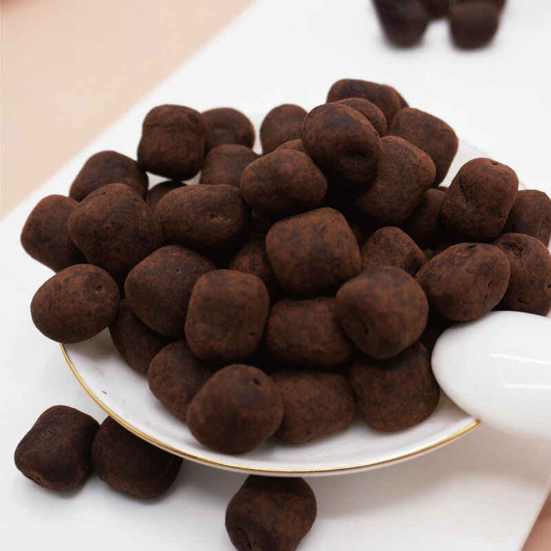 Pure Cocoa Butter Chocolate Manufacturer - Milk Sandwich Snack Beans with Matcha Hazelnuts