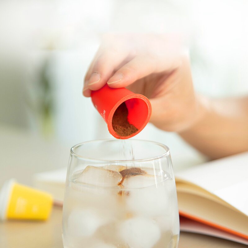 Instant Cold Dried Coffee Supplier - Black Coffee Original Espresso Rose Flavor 12pcs*2g