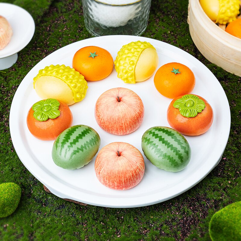 Chinese-style Filled Pastries Manufacturer - Quick-frozen Pastry Flour and Fruit-shaped Pastries