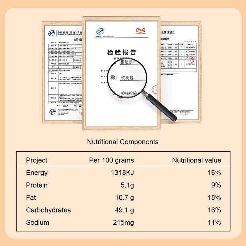 Chinese-style Filled Bun Manufacturer - Quick-freezing Wheat Flour Steamed Walnut Bun