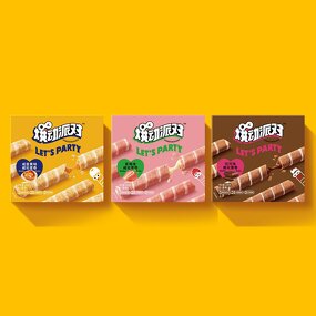 Mini French Baked Bread Snacks Manufacturer - Chocolate Cheese & Egg Flavor Wafers 92g