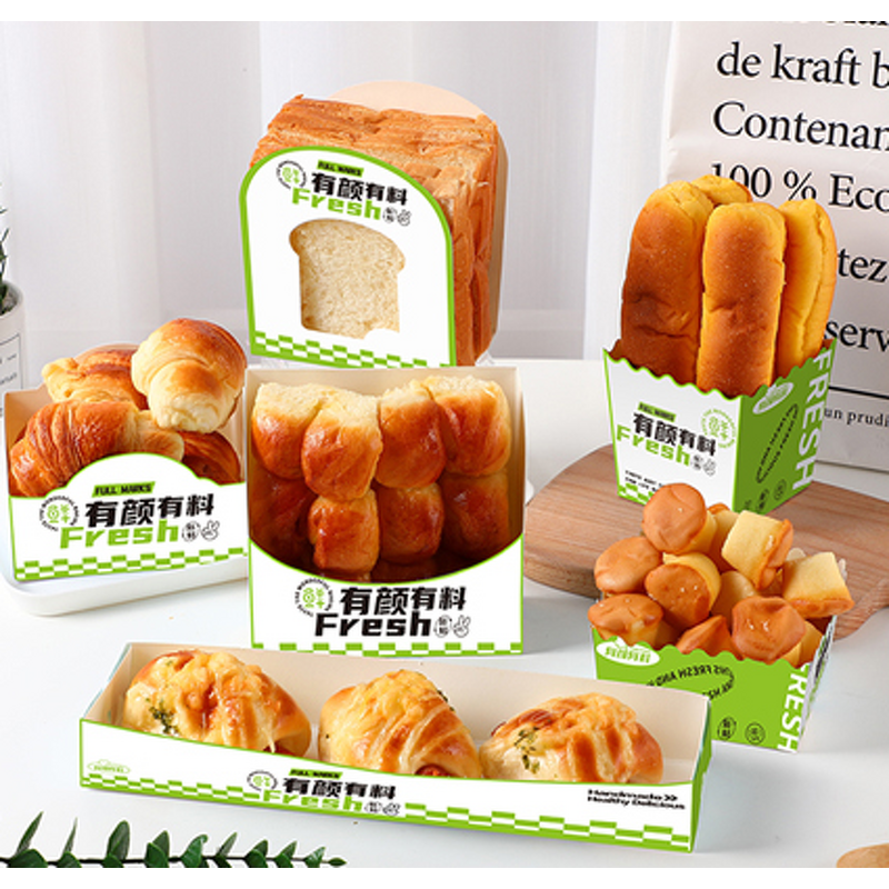 Customized Kraft Cake Box Manufacturer - Portable Cheesecake Baking Packaging Window Opening