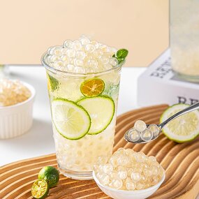 Bubble Tea Popping Boba Supplier - Horseshoe Mango Explosion Egg Bursting Boba