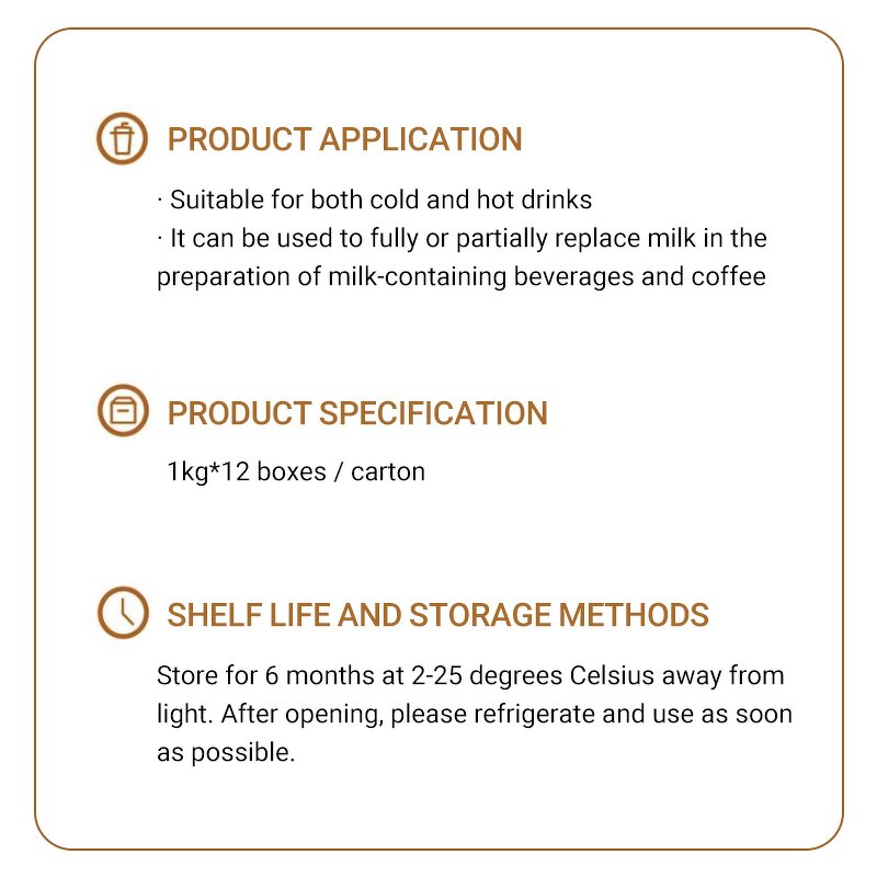 Milk Tea Base Cream Substitute Supplier - for Beverages and Coffee