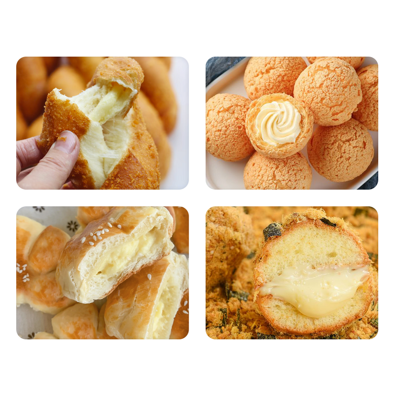 Patisserie Sandwich Sauce Supplier - 1kg Custard Cream Yogurt Cheese Durian Bakery