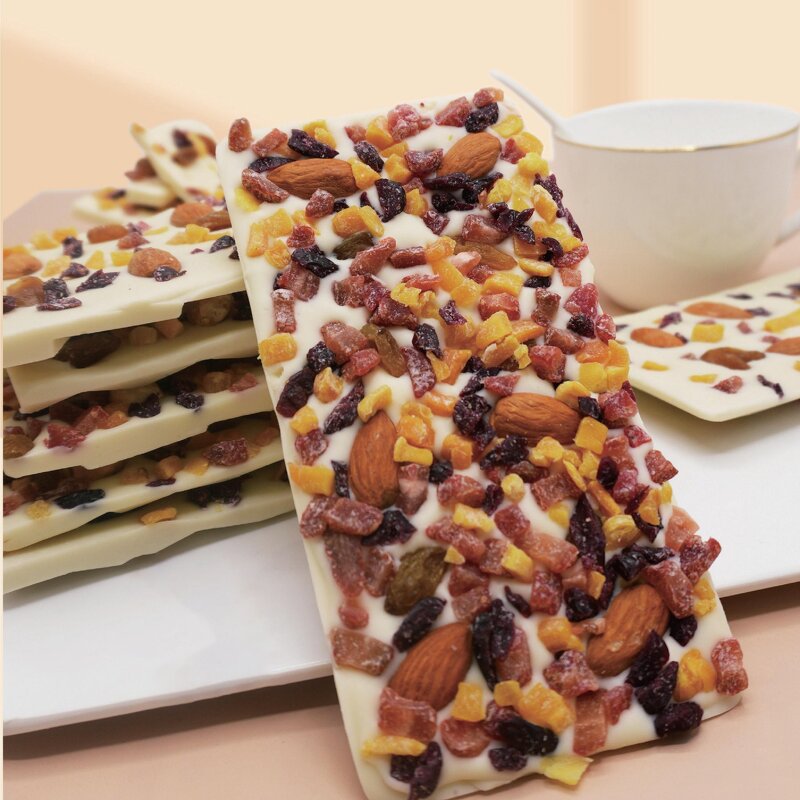 Chocolate Nuts Manufacturer - Dark Chocolate with Hazelnuts Kernels Almonds