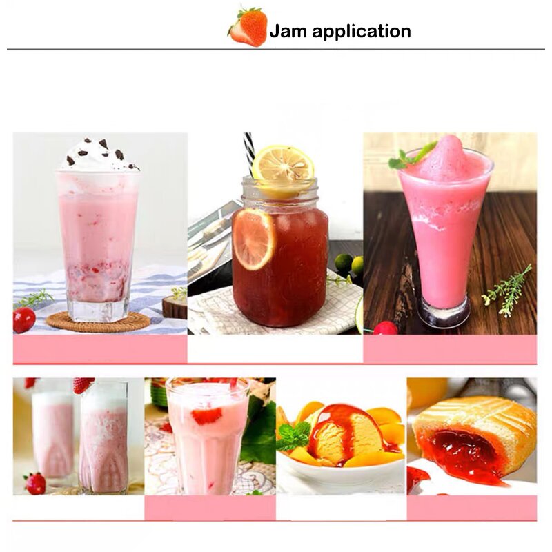 Commercial Fruit Jam Supplier - 2kg Canned Strawberry Blueberry Mango for Milk Tea
