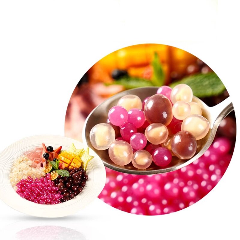 Low Sugar Horseshoe Popping Boba Manufacturer - Crispy Fluffy Pearl Milk Tea Barley