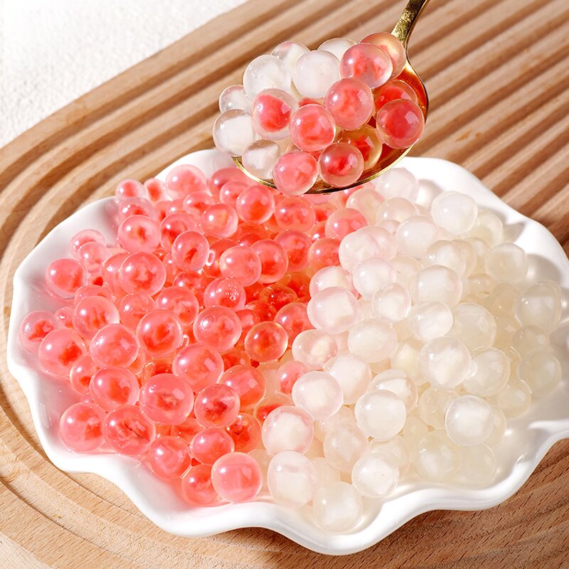 Popping Boba Pearls Supplier - Hot Sale 1.2kg Premium Multiple Fruit Flavors for Bubble Tea