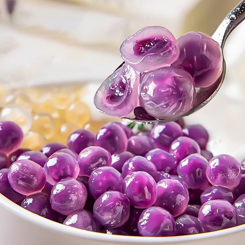 Low Sugar Horseshoe Popping Boba Manufacturer - Crispy Fluffy Pearl Milk Tea Barley