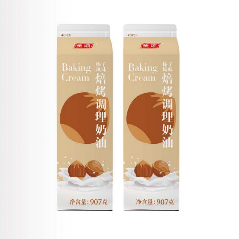 Bakery Conditioning Cream Cheese Supplier - 1kg*12 Bottles Creamy Slices Toast Cream