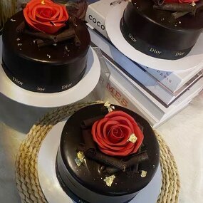 Cake Decoration Supplier - Customized Chocolate Cake Topper for Christmas