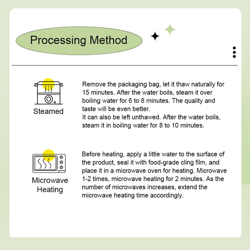Chinese-style Frozen Food Supplier - Fruit-shaped Steamed Wheat Flour Food