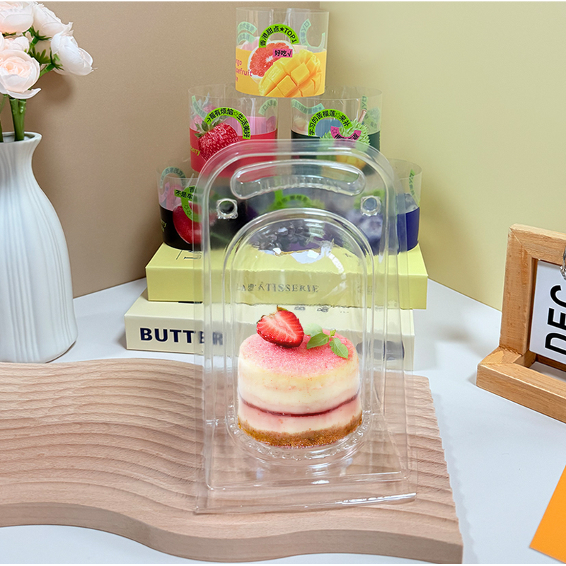 Disposable Transparent Hamburger Bento Box Manufacturer - Wholesale Butter Rice Cake Packaging