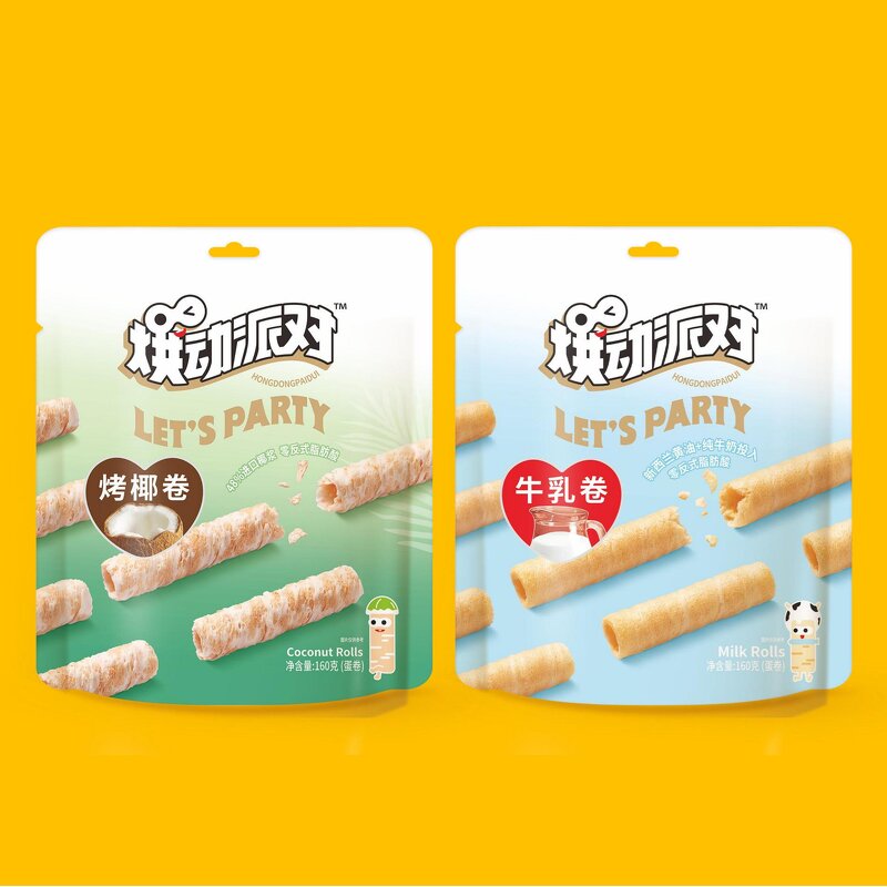 Mini French Baked Bread Snacks Manufacturer - Chocolate Cheese & Egg Flavor Wafers 92g