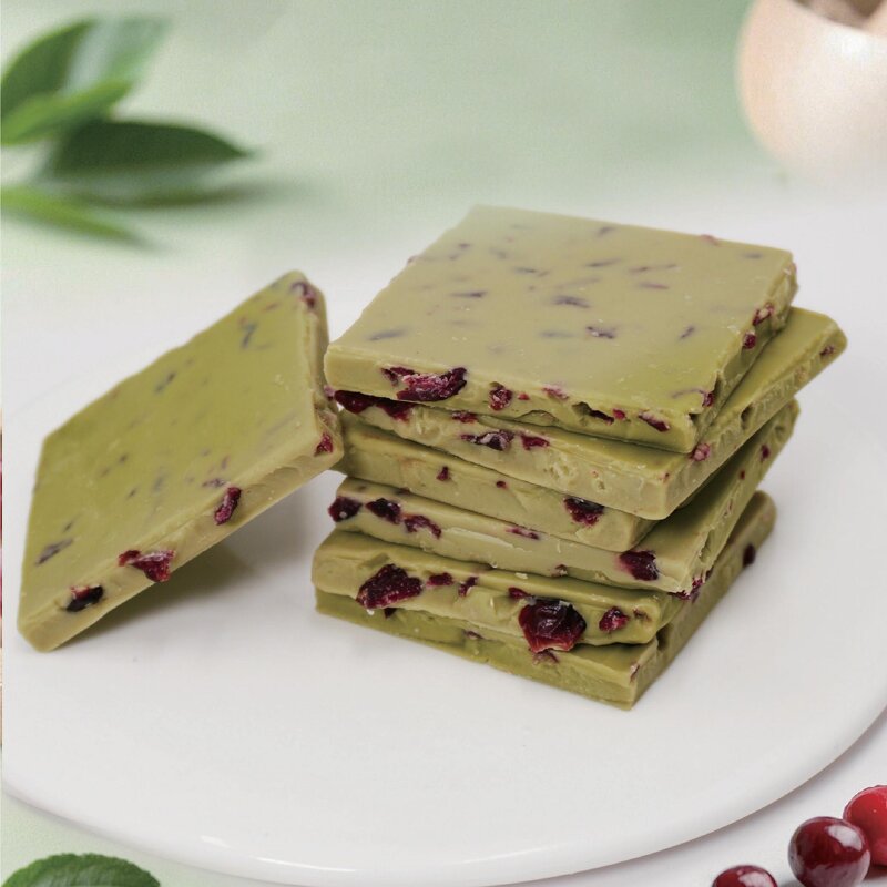 Mini Badamu Milk Chocolate Supplier - Sandwich Solid with Nut Matcha Flavors