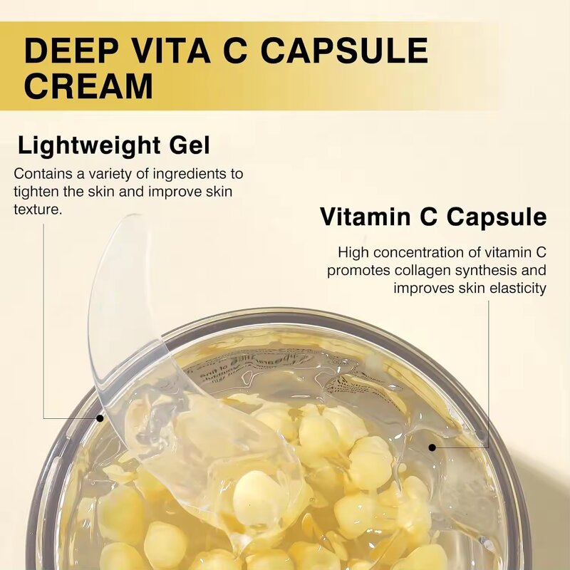 Neck Cream Manufacturer - Firming Vitamin C Capsule Gel Cream