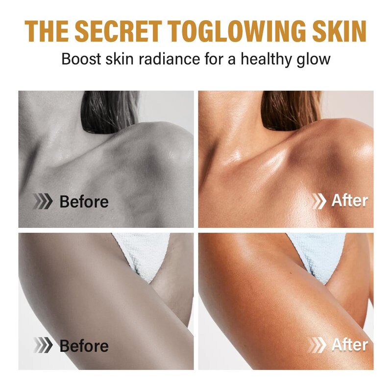 Body Oil Spray Factory - Rose Gold Shimmering Glitter Glow