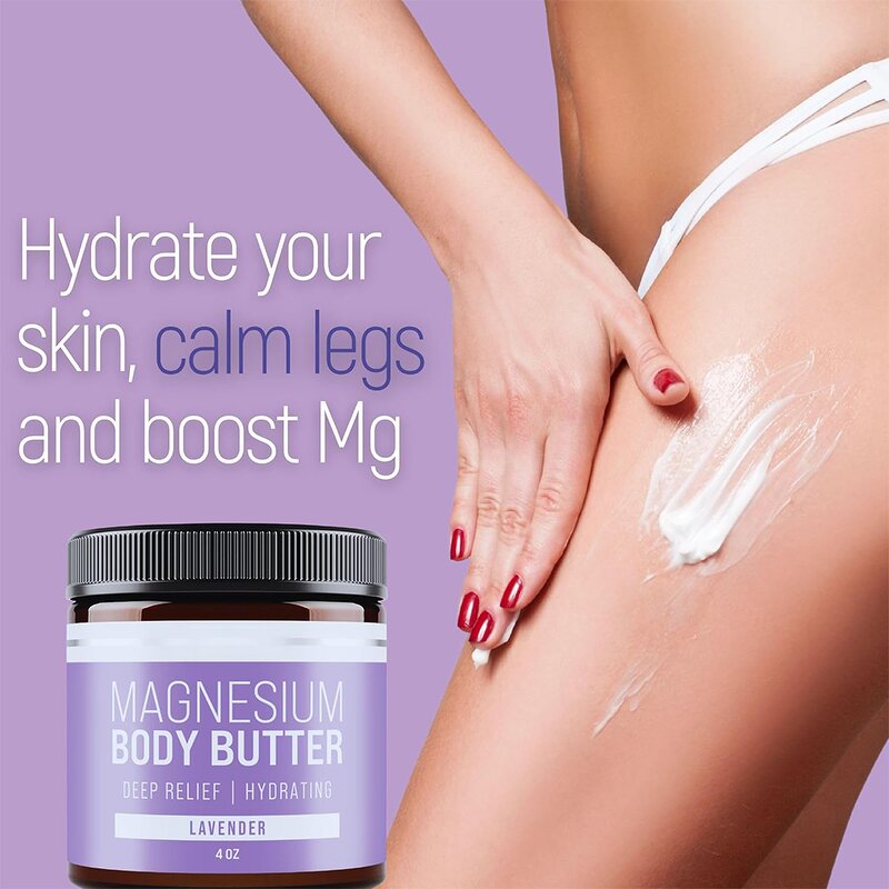 Magnesium Body Butter Factory - Lavender Hydrate Skin Calm Legs
