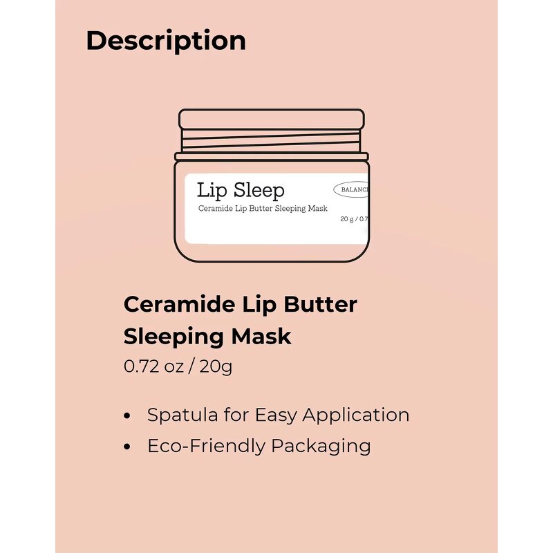 Lip Mask Supplier - Vegan Ceramide Sleeping Mask Butter