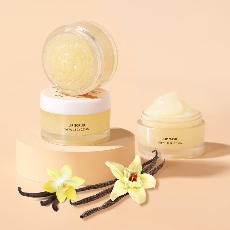 Lip Scrub Set Manufacturer - Vanilla Exfoliation Whitening Orange