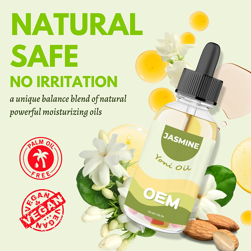 CokeLifde Custom Logo Organic Yoni Essential Oil Private Label Peach Jasmine Vaginal Yoni Oil for Women PH Balanced