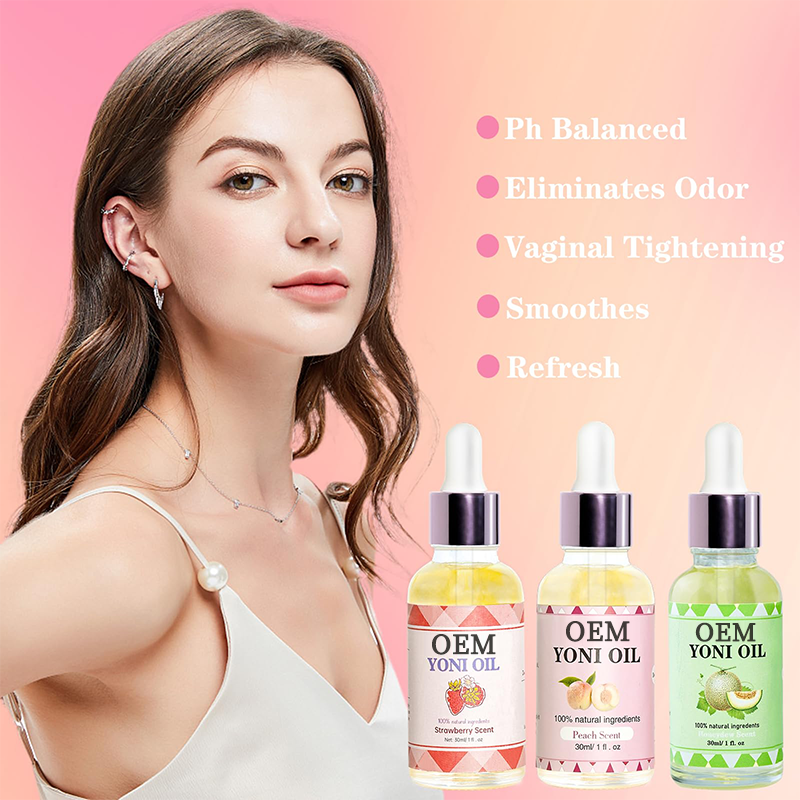 CokeLifde Wholesale Vaginal Tightening Strawberry Paech Essential Oil Feminine Oil Eliminates Odor Restores Ph Balance Yoni Oil