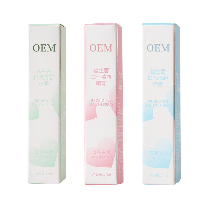 CokeLife OEM Breath Spray Mint Peach Oral Perfume Spray Dry Cleaning Bad Breath Odor Removal Oral Care Freshener for Mouth