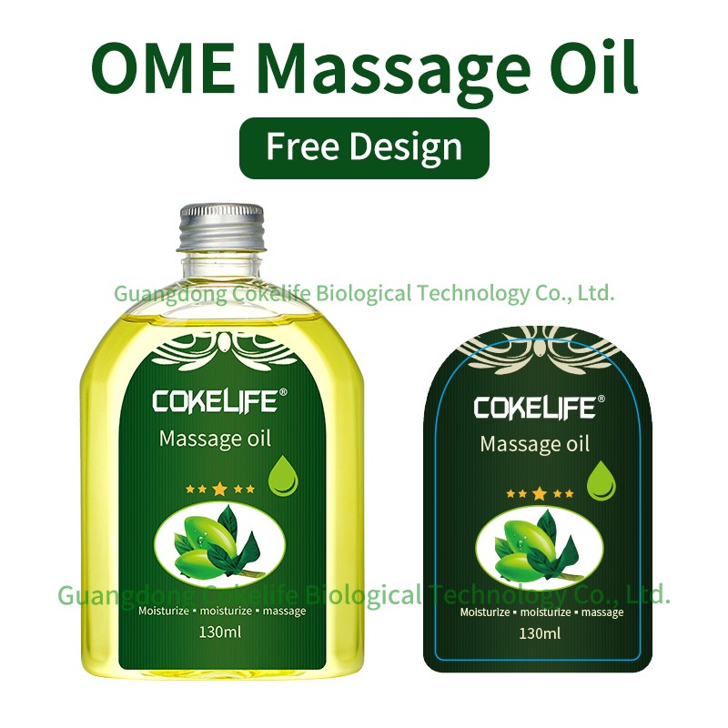 CokeLife OEM Private Label Sex Lube Gel Olive Nature Essential Oil Sex Massage Oil Sexual Lubrifiant for Women