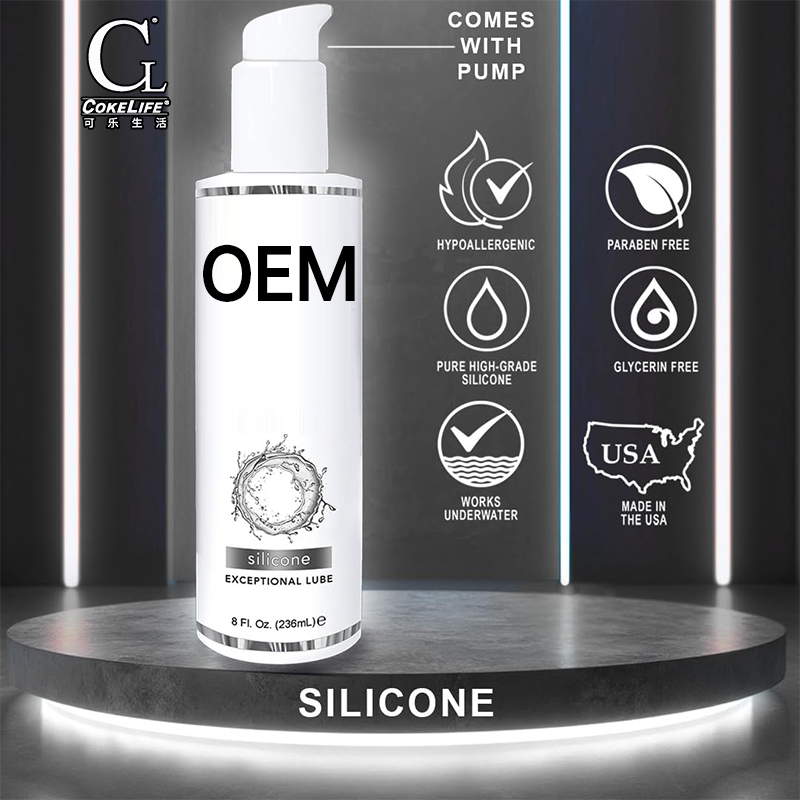 CokeLife OEM Private Label Body Lubricant Sex Lube Silicone Lube Gel High-Grade Liquid Silicone Machine Lubricant for Women