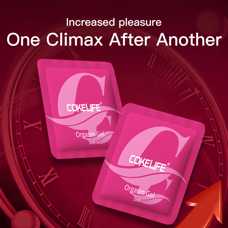 CokeLife 3g Woman Exciter Vagina Tightening Yoni Gel Sachet Climax Stimulant Orgasm Lubricant Libido Enhancer Gel Libido