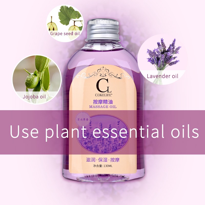 CokeLife 130 ML Lavender Massage Oil Essential Oil Body Massage Stimulant for Female