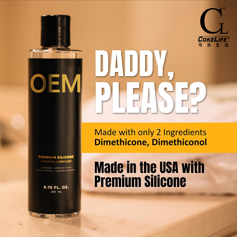 CokeLife OEM Private Label Personal Natural Silicone Based Lubricantes Sex Gel Custom Sex Lube Long Lasting Sex Adult Lubricant