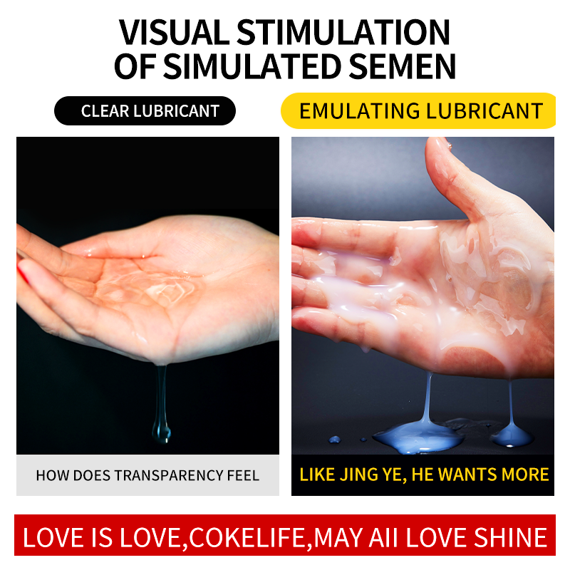 COKELUBE 300ml Simulation Semen Lubricant for Sex Water-based Lubricant Anal Sex Toys for Oral Vagina Gay Lube