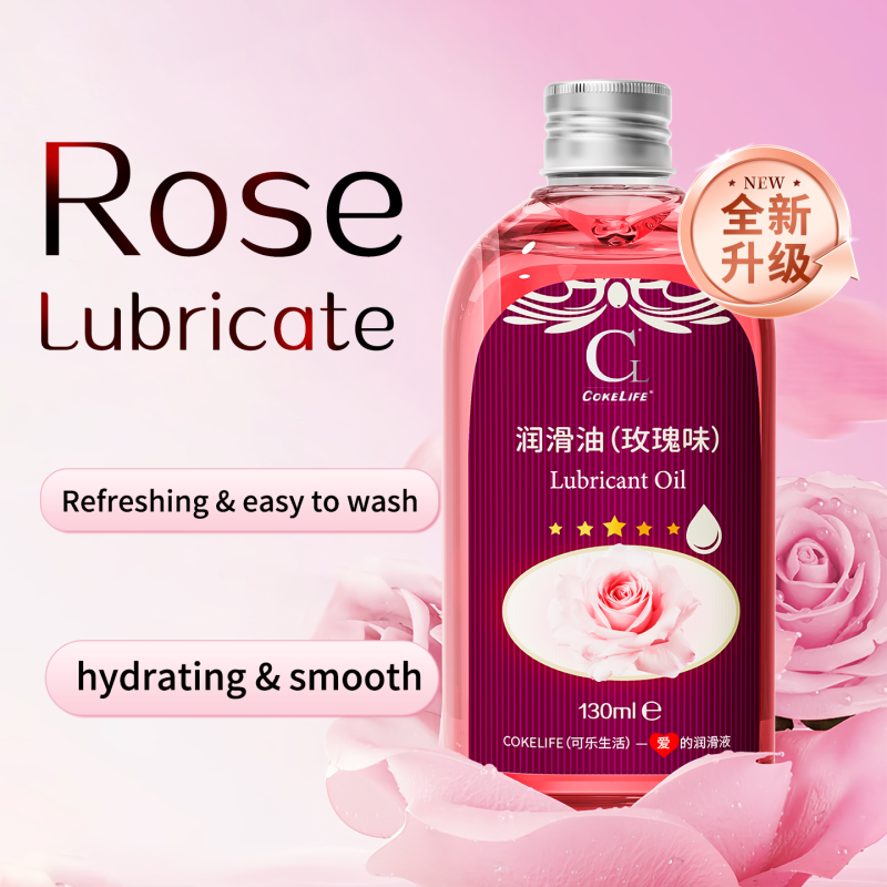 CokeLife 130ML Wholesale Private Label Vegan Body Oil Organic Rose Massage Oil  Massage Spa Sexual Sex Body Massage Oil