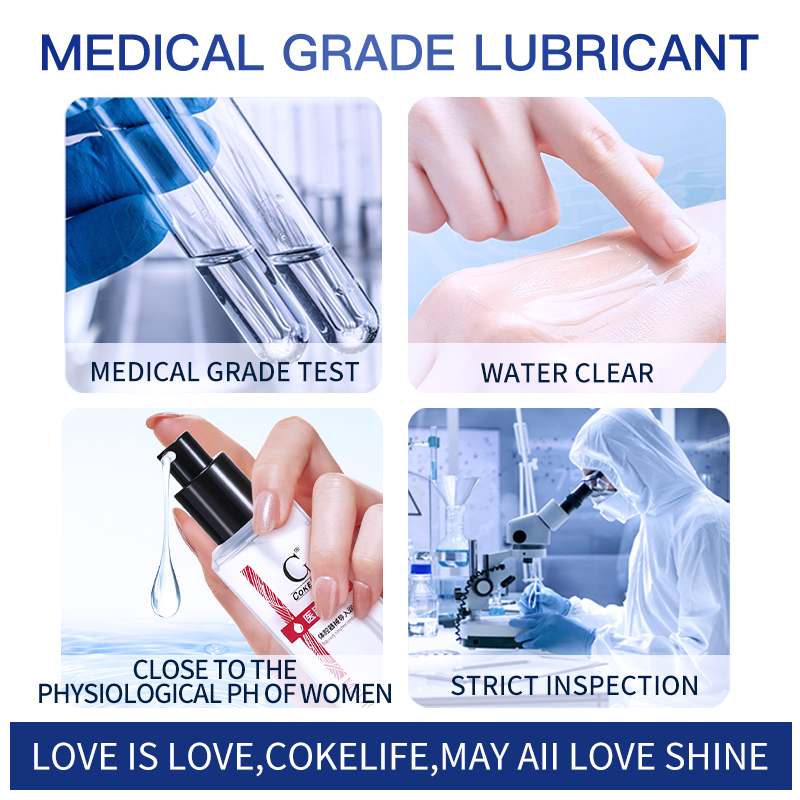 CokeLife OEM Body Lubricant Lube Sex Oil Sexual Lubricath Personal Medical Lubricating Jelly Organic Lubricant Vegan Lube
